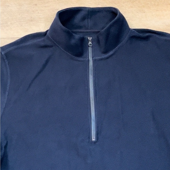 Everlane Men’s The Twill 1/2 Zip Cotton Pullover Size Large - Picture 4 of 8